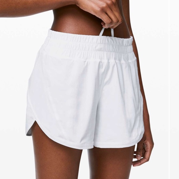 lululemon athletica Pants - NEW Lululemon Track That Short *5" White Size 12 large